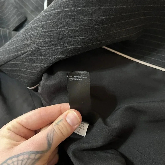 White House Black Market Blazer Jacket Womens Peplum Pearl Cufflinks Office Work - Picture 9 of 12